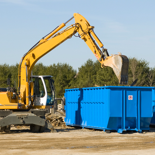 are there any restrictions on where a residential dumpster can be placed in Kingston